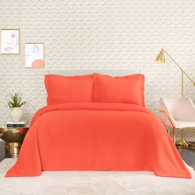Karaca Home Cedric Nar Çiçeği Tek Kişilik Yatak Örtüsü
