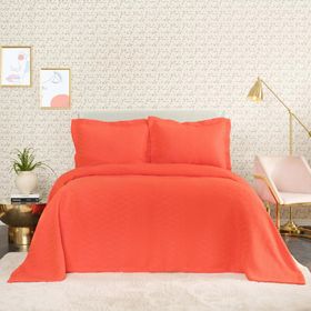 Karaca Home Cedric Nar Çiçeği Tek Kişilik Yatak Örtüsü