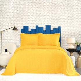Karaca Home Cedric Sarı Çift Kişilik Yatak Örtüsü