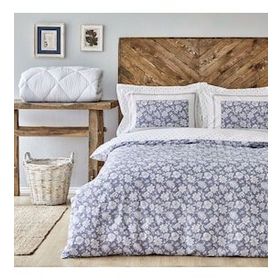 Karaca Home Celerina Mavi %100 Pamuk Tek Kişilik Nevresim Takımı
