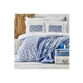Karaca Home Celerina Mavi Çift Kişilik Nevresim Takımı