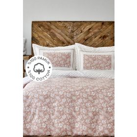 Karaca Home Celerina Pembe Çift Kişilik Nevresim Takımı