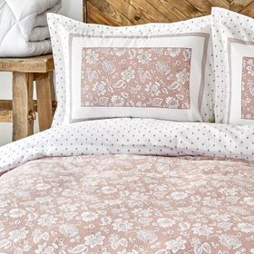 Karaca Home Celerina Pembe Pamuk Tek Kişilik Nevresim Takımı