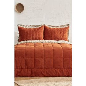 Karaca Home Celina Terracota Çift Kişilik Daily Comfort Yatak Örtüsü