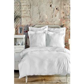 Karaca Home Charm Bold Beyaz Çift Kişilik Nevresim Takımı