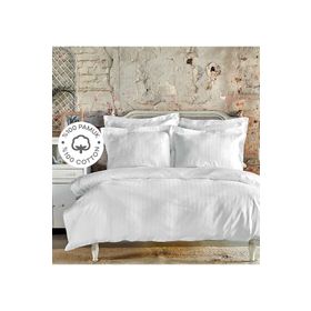 Karaca Home Charm Bold Beyaz Çift Kişilik Nevresim Takımı