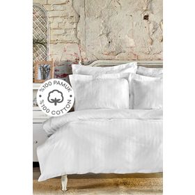 Karaca Home Charm Bold Beyaz Çift Kişilik Nevresim Takımı