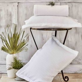 Karaca Home Charm Bold Beyaz Çift Kişilik Yatak Örtüsü Set