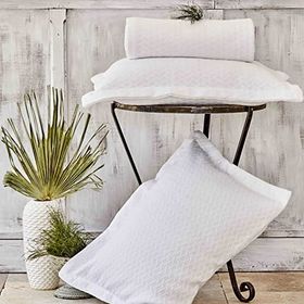 Karaca Home Charm Bold Beyaz Çift Kişilik Yatak Örtüsü Set