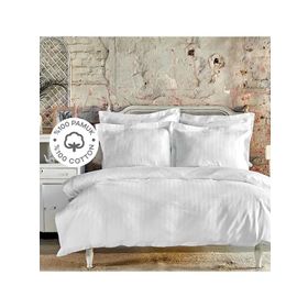 Karaca Home Charm Bold Beyaz Çift Kişilik Yatak Örtüsü Set