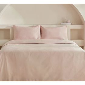 Karaca Home Charm Sion %100 Pamuk Pudra Jakarlı Saten King Size Nevresim Takımı