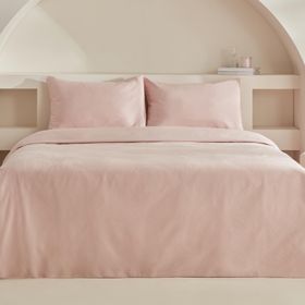 Karaca Home Charm Sion %100 Pamuk Pudra Jakarlı Saten King Size Nevresim Takımı
