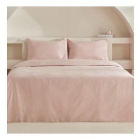 Karaca Home Charm Sion %100 Pamuk Pudra Jakarlı Saten King Size Nevresim Takımı