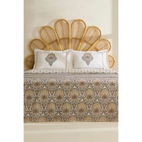 Karaca Home Cherly %100 Pamuk Hardal Tek Kişilik Pike Takımı