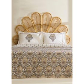 Karaca Home Cherly %100 Pamuk Hardal Tek Kişilik Pike Takımı