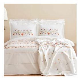Karaca Home Clarice Multicolor Çift Kişilik Nevresim Pike Takımı