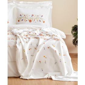 Karaca Home Clarice Multicolor Çift Kişilik Nevresim Pike Takımı