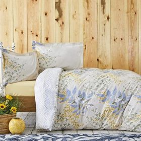Karaca Home Clarinda İndigo Çift Kişilik Nevresim Takımı