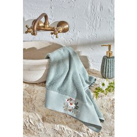 Karaca Home Comfort Touch Mint 30x50 cm Nakışlı Pamuk Havlu