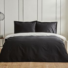 Karaca Home Cool Touch Stripe King Kişilik Siyah Nevresim Takımı
