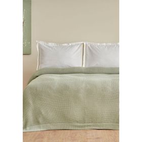 Karaca Home Cool Touch Yeşil Triko Battaniye