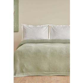 Karaca Home Cool Touch Yeşil Triko Battaniye