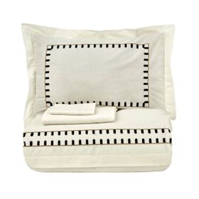 Karaca Home Core %100 Pamuk Çift Kişilik 50. Yıl Nakışlı Nevresim Takımı