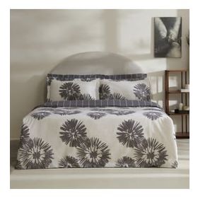 Karaca Home Corel Sea Gri %100 Pamuk Çift Kişilik Nevresim Takımı
