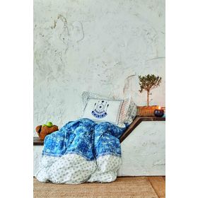 Karaca Home Costa Mavi Çift Kişilik Nevresim Takımı