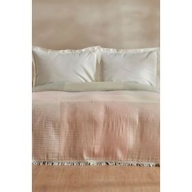 Karaca Home Cube %100 Pamuk Pembe Çift Kişilik Müslin Pike