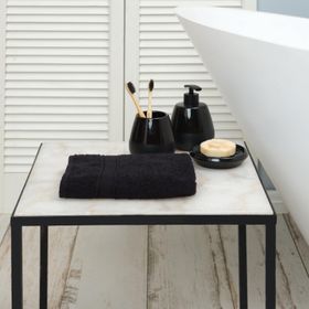 Karaca Home Daily Soft 50x90 cm Siyah Pamuk Yüz Havlusu