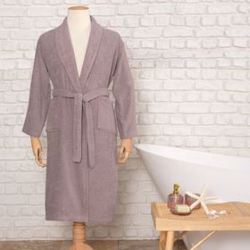 Karaca Home Daily Soft Gri %100 Pamuklu Erkek Bornozu