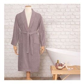 Karaca Home Daily Soft Gri %100 Pamuklu Erkek Bornozu