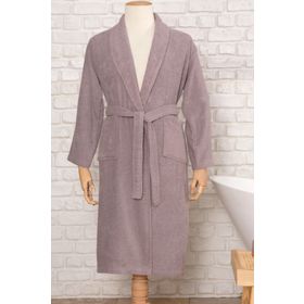 Karaca Home Daily Soft Gri %100 Pamuklu Erkek Bornozu