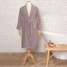 Karaca Home Daily Soft Gri %100 Pamuklu Erkek Bornozu