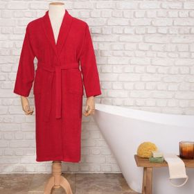 Karaca Home Daily Soft Kırmızı %100 Pamuklu Erkek Bornozu