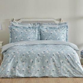 Karaca Home Daisy Mint %100 Pamuk Çift Kişilik Nevresim Takımı
