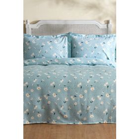 Karaca Home Daisy Mint PP %100 Pamuk Çift Kişilik Pike Takımı