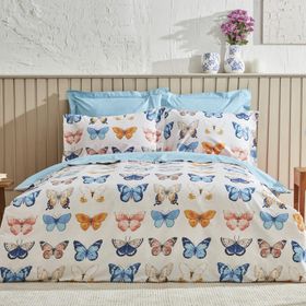 Karaca Home Danny %100 Pamuk Lacivert PP Çift Kişilik Nevresim Takımı