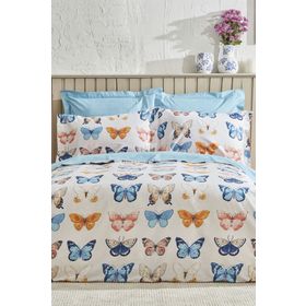 Karaca Home Danny %100 Pamuk Lacivert PP Çift Kişilik Nevresim Takımı