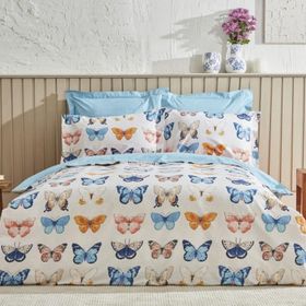 Karaca Home Danny %100 Pamuk Lacivert PP Çift Kişilik Nevresim Takımı