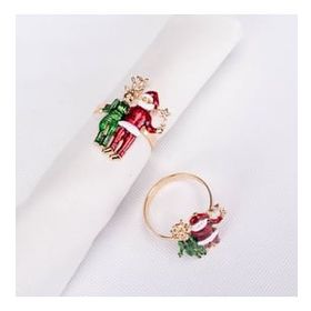 Karaca Home Deer And Santa 2'li Peçete Yüzüğü