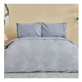 Karaca Home Denim Azur Mavi Çift Kişilik Nevresim Takımı