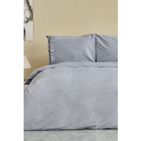 Karaca Home Denim Azur Mavi Çift Kişilik Nevresim Takımı
