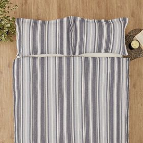 Karaca Home Denim Farley İndigo Çift Kişilik Yatak Örtüsü Seti