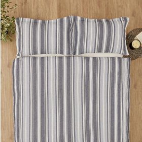 Karaca Home Denim Farley İndigo Çift Kişilik Yatak Örtüsü Seti