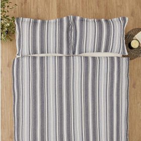Karaca Home Denim Farley İndigo Çift Kişilik Yatak Örtüsü Seti