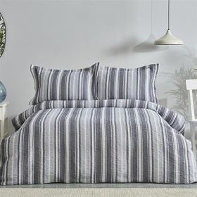 Karaca Home Denim Farley İndigo Çift Kişilik Yatak Örtüsü Seti