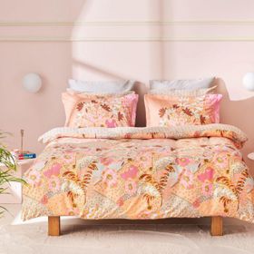 Karaca Home Denis Pudra %100 Pamuk Saten Çift Kişilik Nevresim Takımı