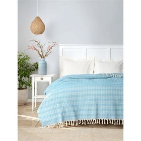 Karaca Home Destina Turkuaz Çift Kişilik Pike
